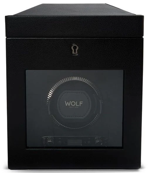 WOLF Watch Winder British Racing Black Single Storage - Image 4