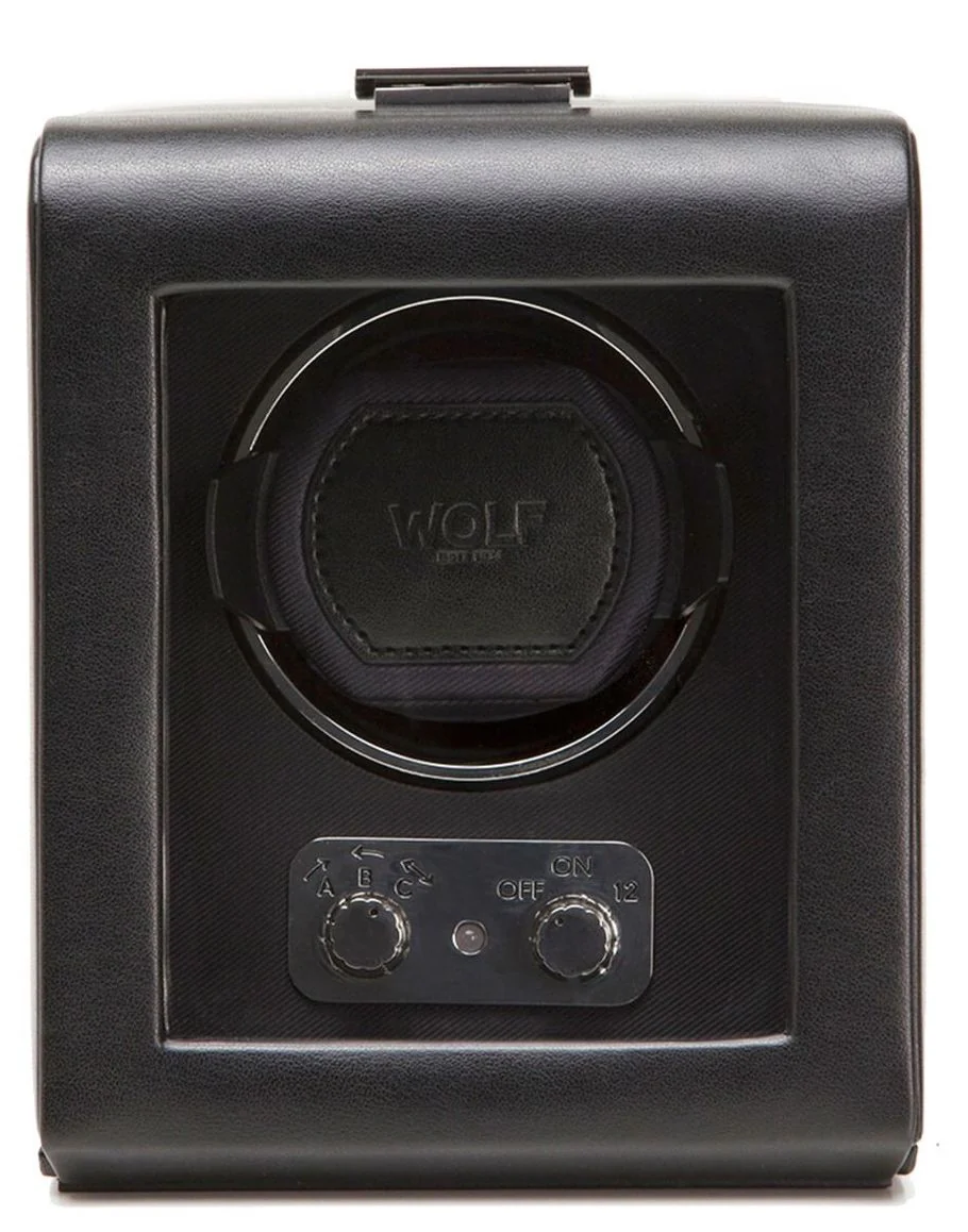 Wolf Watch Winder Heritage Single Black