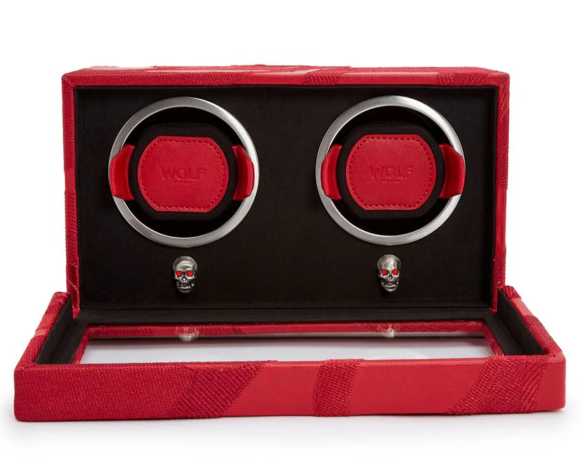 WOLF Watch Winder Cub Memento Mori Double Red - Image 3