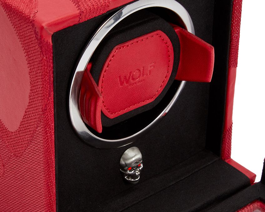 WOLF Watch Winder Cub Memento Mori Red - Image 4