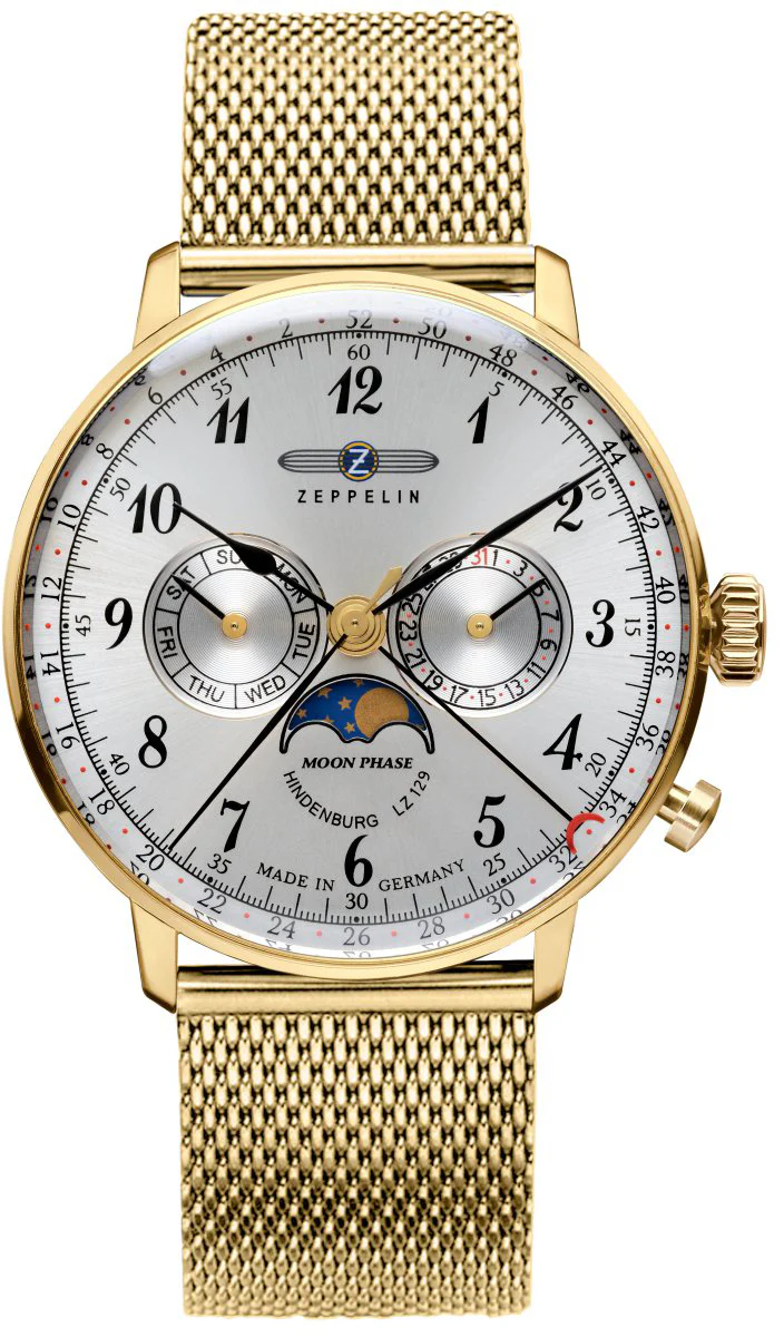 Zeppelin LZ 129 Hindenburg Moonphase Mens Watch