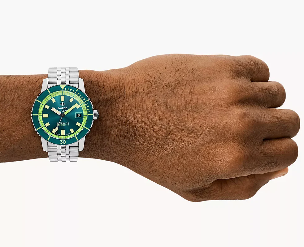 Zodiac Super Sea Wolf Compression Diver Automatic Watch - Image 6