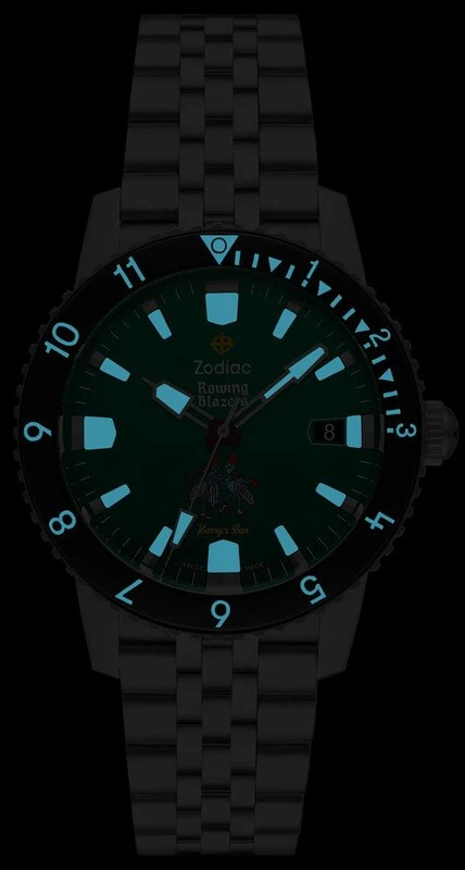 Zodiac Watch Super Sea Wolf Rowing Blazer Harrys Bar Limited Edition D - Image 3
