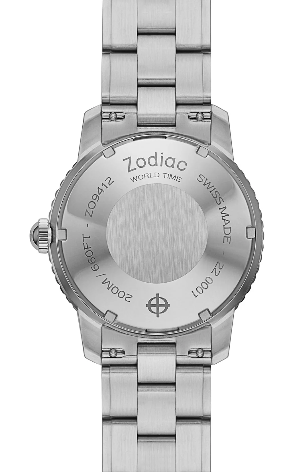 Zodiac Watch Super Sea Wolf World Time GMT Pan Am D - Image 3