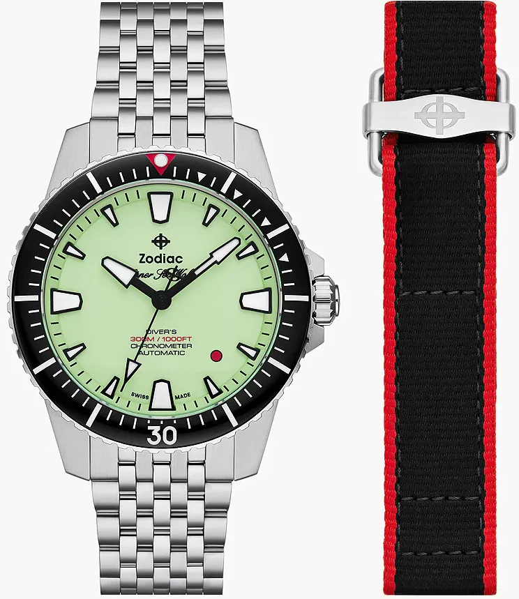 Zodiac Super Sea Wolf Zodiac x RedBar Pro Diver Automatic Watch
