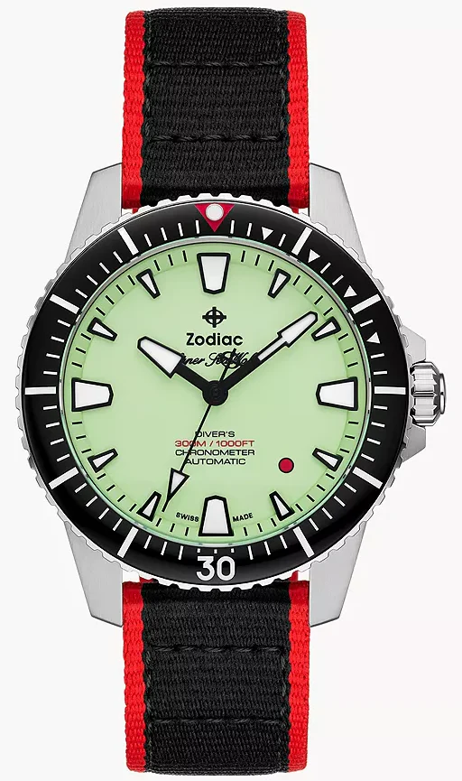 Zodiac Super Sea Wolf Zodiac x RedBar Pro Diver Automatic Watch - Image 2
